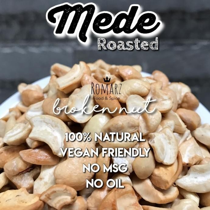 

terbaru kacang mede oven pecah - 500gr / mede panggang / mente oven pecah