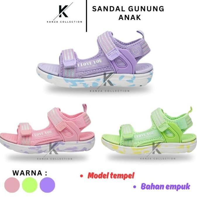 promo sandal gunung outdoor / sandal anak perempuan import anti licin