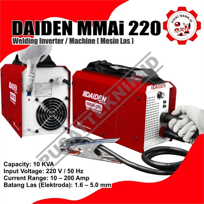 Mesin Las Daiden MMAi 200/Travo Las Daiden/Inverter Daiden MMA 200