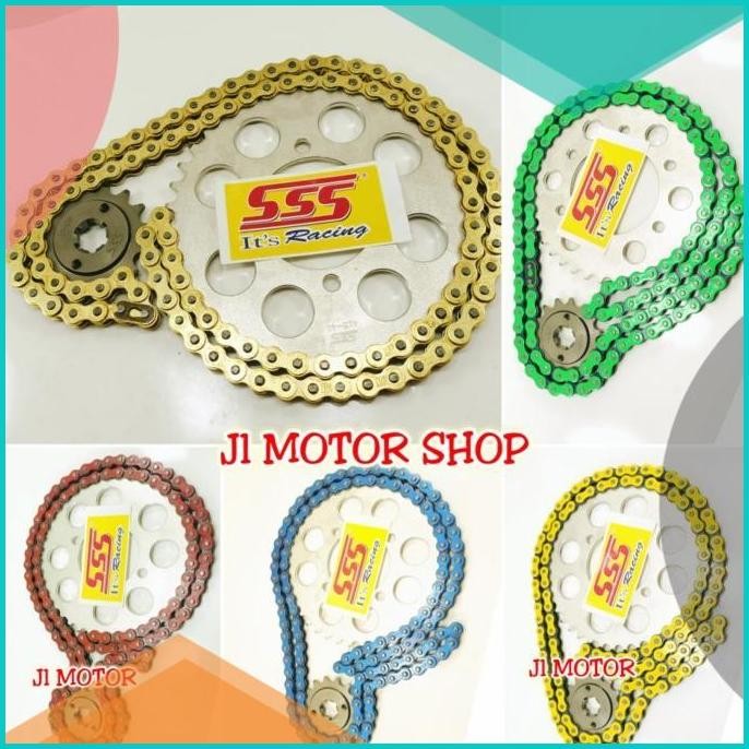 Gear set Gir set Sss 415 Honda Karisma supra revo blade dll 140BZ4 su