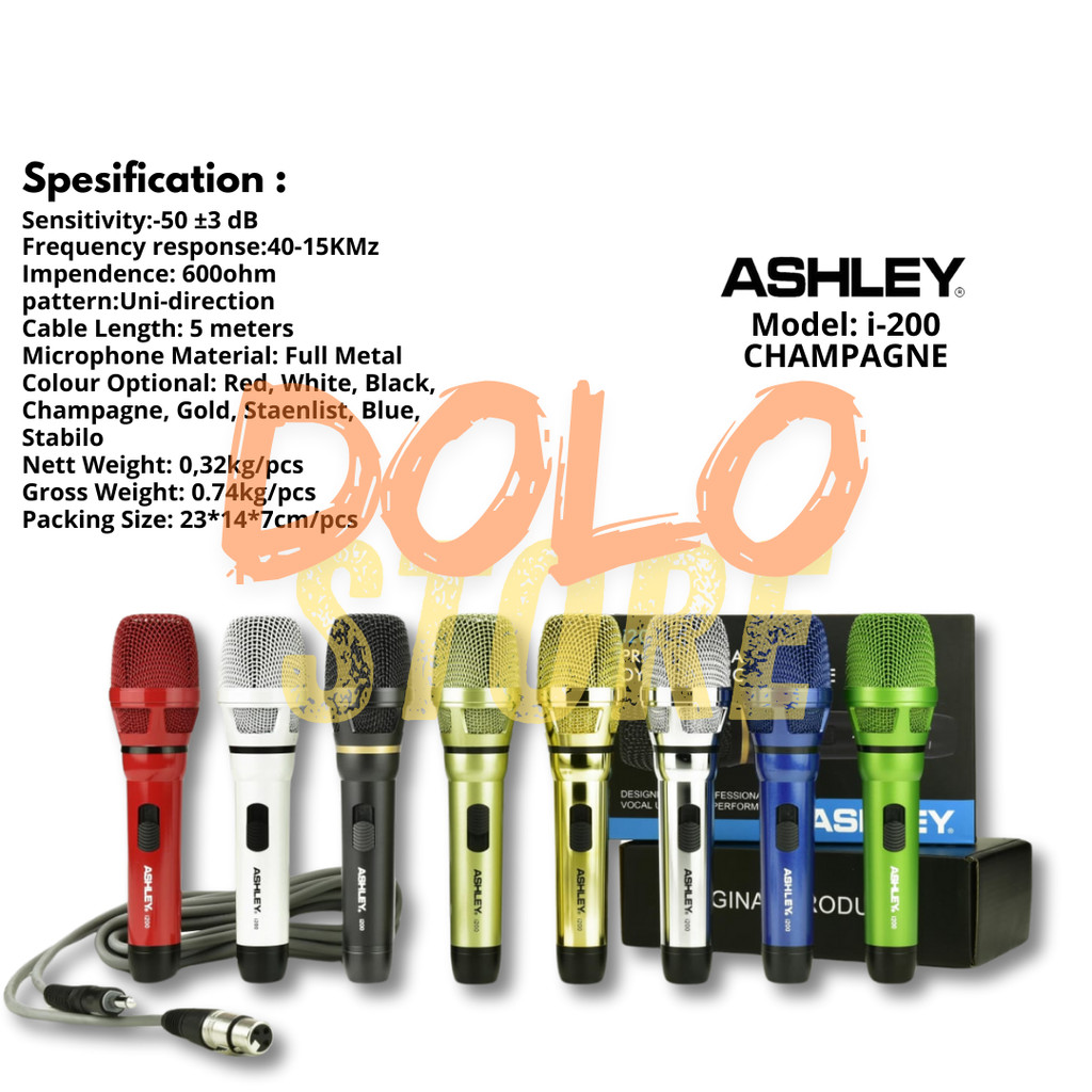 ORIGINAL MIC WIRELESS ASHLEY MIC ASHLEY I200
