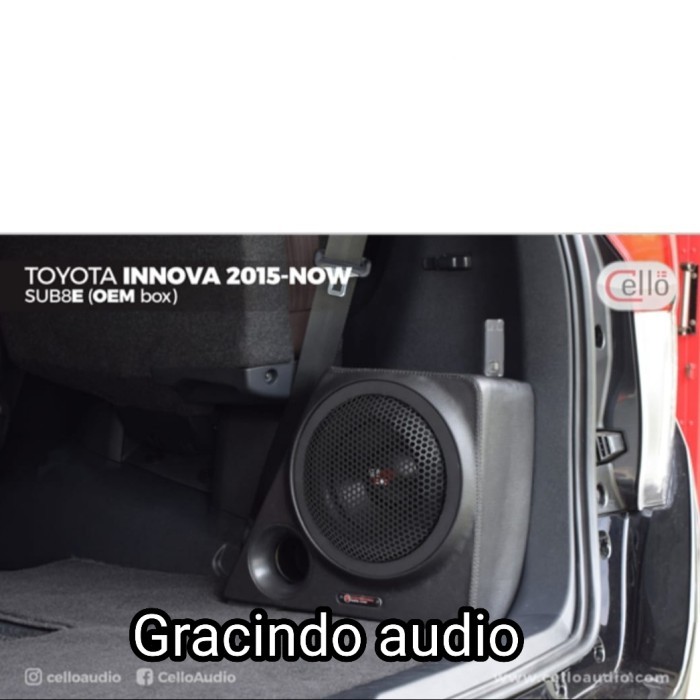 Subwoofer Cello W8E Pasive Box PNP OEM Toyota Innova Reborn 20162022