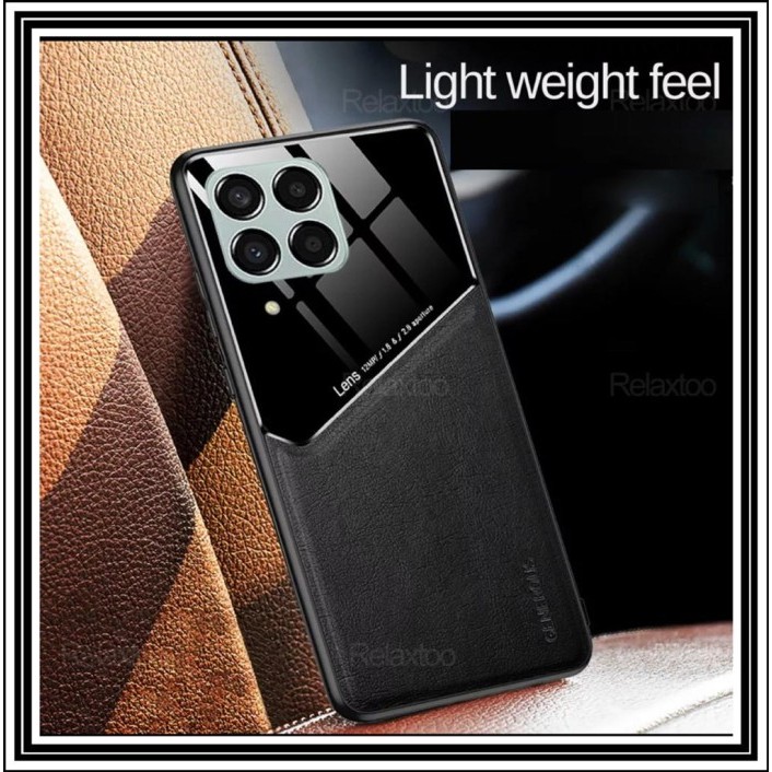 SAMSUNG GALAXY M33 / M53 5G GENEROUS LEATHER HARD CASE SOFT COVER PC