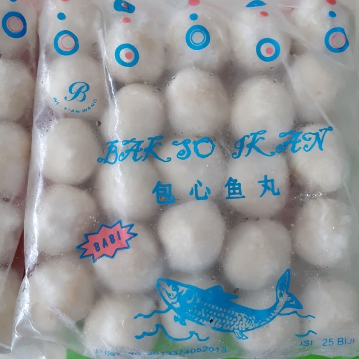 

Bakso Ikan Frozen- Isi Daging Babi (Hiewan). 1Bungkus Isi 25Pcs.