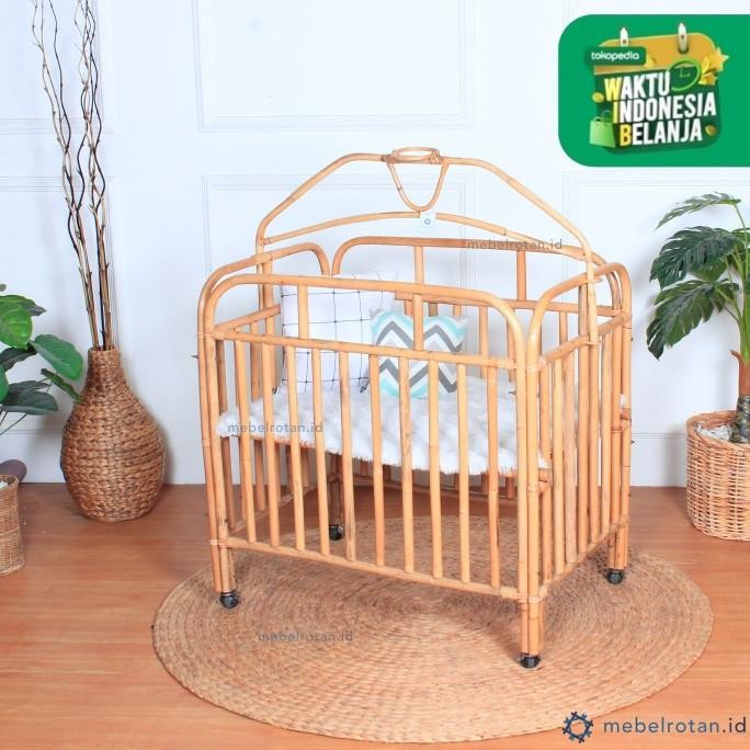 Box bayi / baby box anyaman rotan alami