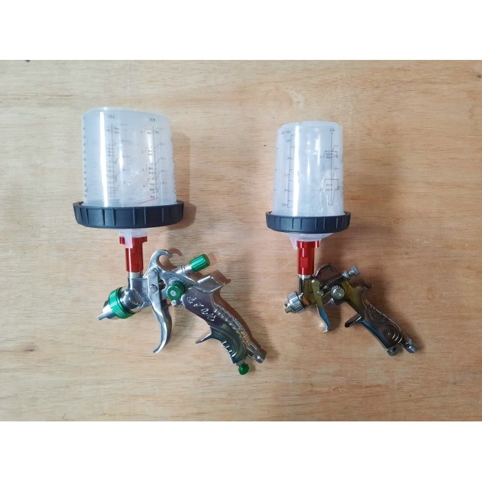 Promo Tabung Spray Gun Snap Lid System Snap Colad Kaze Mixing Cup