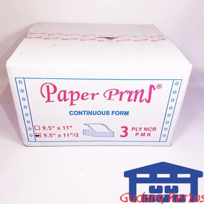 

TERMURAH - CONTINUOUS FORM 91/2 X 11/2 3PLY PAPERPRYNS (BAGI 2)