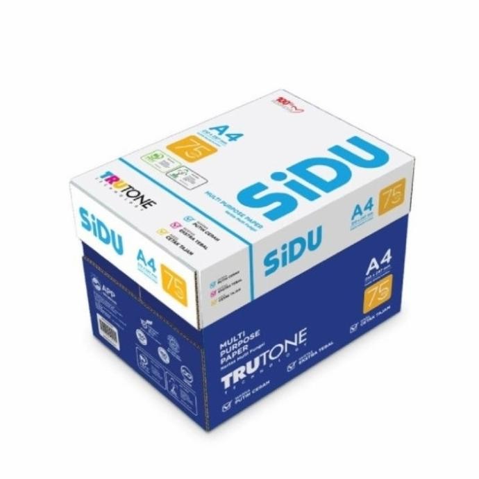 

TERBARU - Kertas HVS Sidu Sinar Dunia A4 70 / 75 gram ( 5 rim ) GOJEK / GRAB