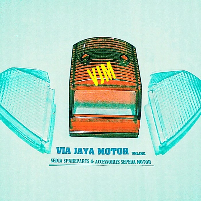 MIKA KACA LAMPU STOP REM BELAKANG DAN SEN SHOGUN R SHOGUN NEW 110