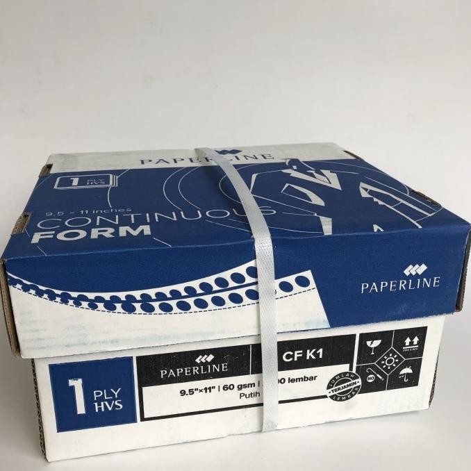 

NEW Continuous Form 1 PLY kertas komputer Paperline K1
