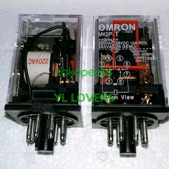 RELAY MK2P/220V AC / RELAY 8 KAKI 220V /RILAY 220V 8 KAKI /RILAY 8 PIN