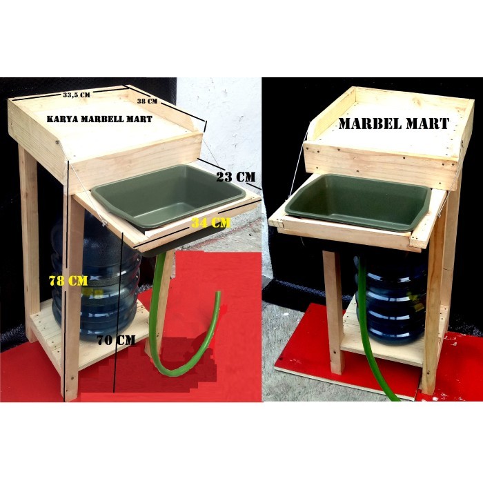 WASTAFEL PORTABLE / MEJA DISPENSER DAN GALON /