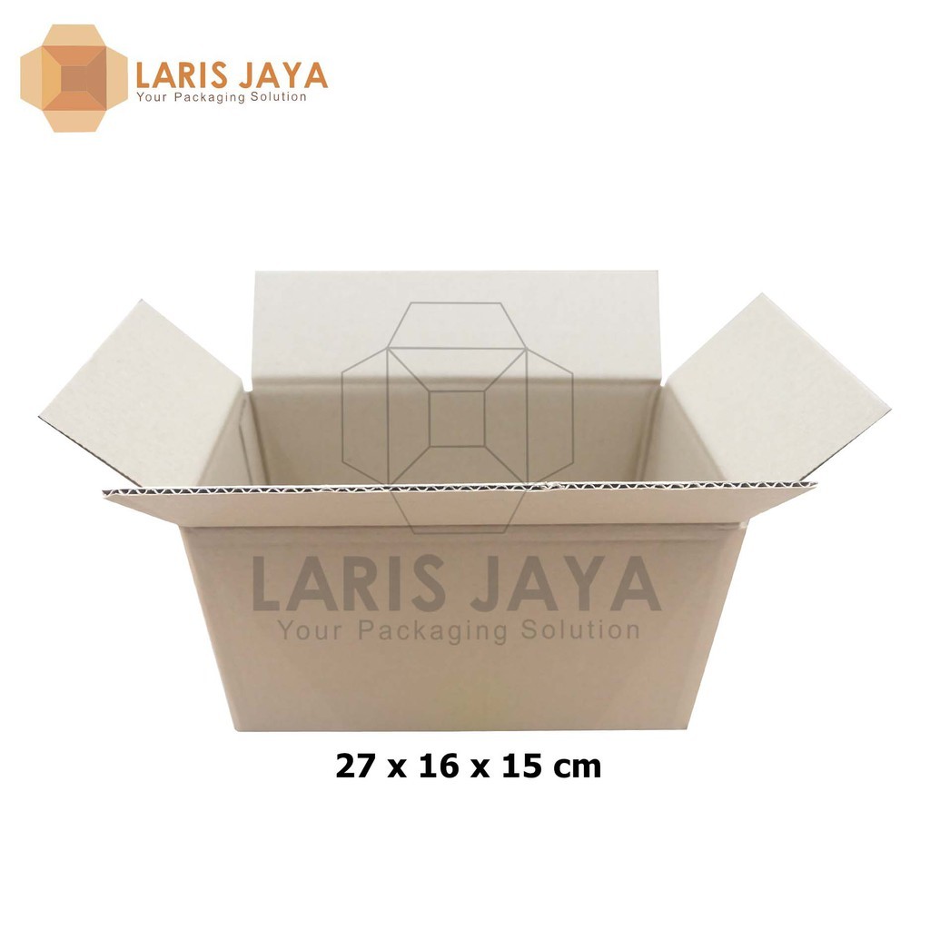 

Kardus Box Karton Kotak Packing Seukuran Kardus Shopee Standar - 27 x 16 x 15 cm ( Kardus 27 x 16 x