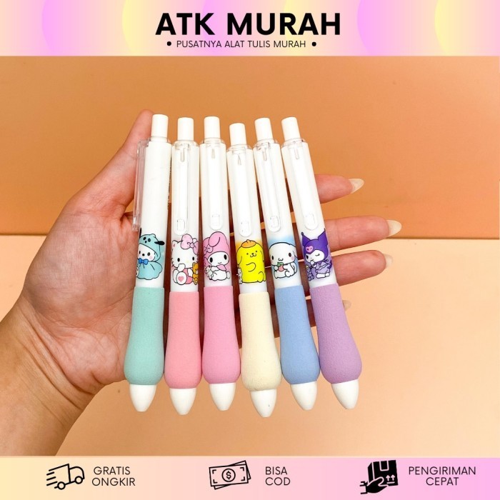 

Terbaru Pulpen Cetek mekanik Sanrio Empuk pastel lucu / Pulpen Cinnamorol hello kitty kuromi purin