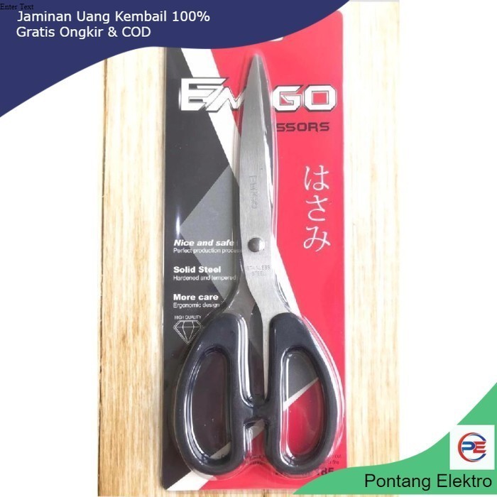 

Terbaru Gunting Besar Gunting Besar 185 (8 inch, 20 cm) Gunting Kertas Alat Tulis Kantor Atk COD By