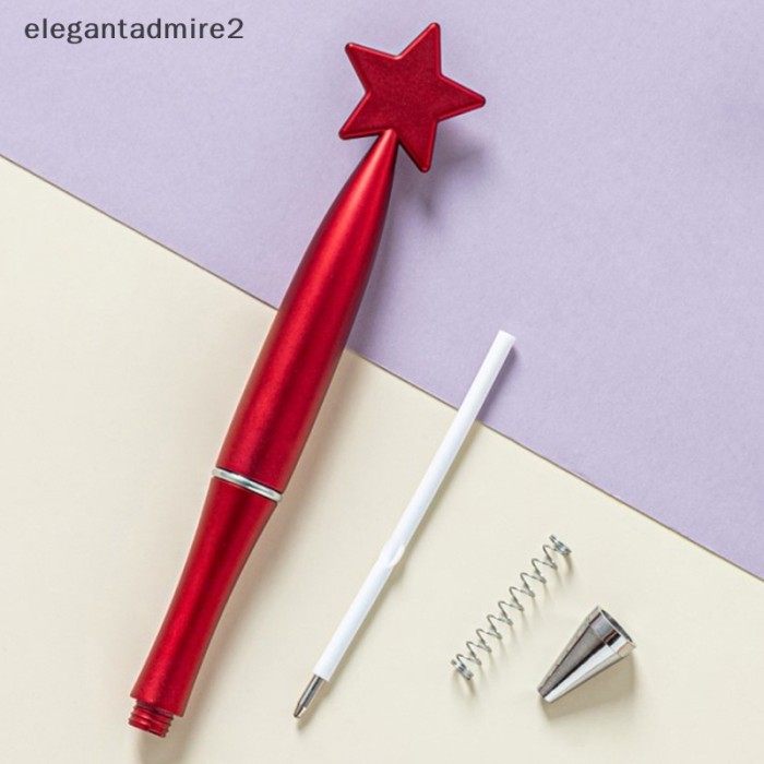 

Terbaru 5pcs Indah Bolpoin Pe Pulpen Kantor Sekolah Supply 100% ori