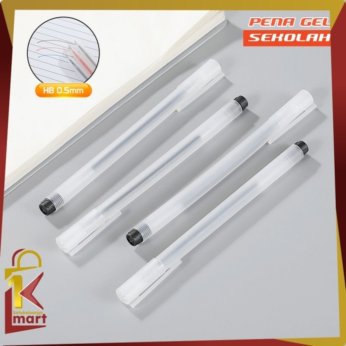 

Terbaru SM-A46 Pena Gel Alat Tulis Pulpen 0.5mm Motif Polos Simple / Pena Perlengkapan Sekolah