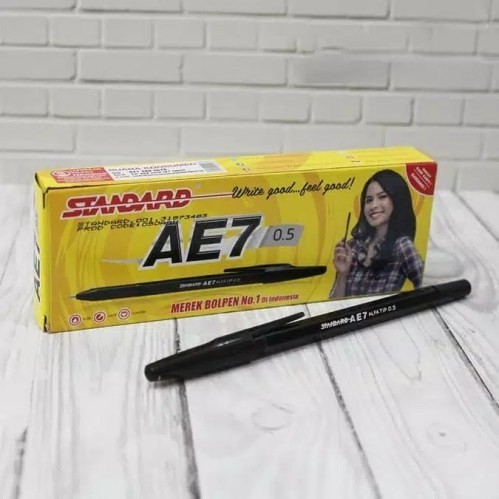 

Terbaru NEW PULPEN STANDART AE7 HITAM MERAH STANDARD ALAT TULIS SEKOLAH KANTOR - Hitam 100% ori