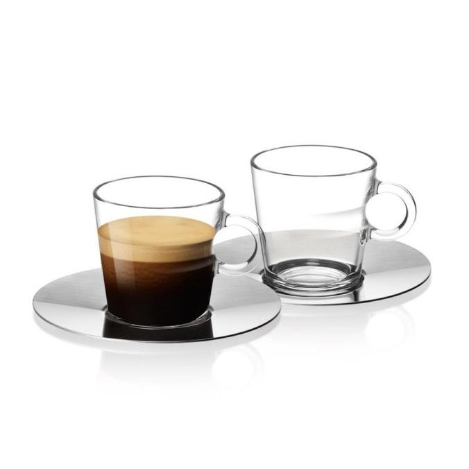 

Nespresso View Lungo Cup and S/S Saucer / Cangkir Kopi