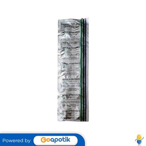 AMPICILLIN TRIHYDRATE NOVAPHARIN 500 MG STRIP 10 KAPLET