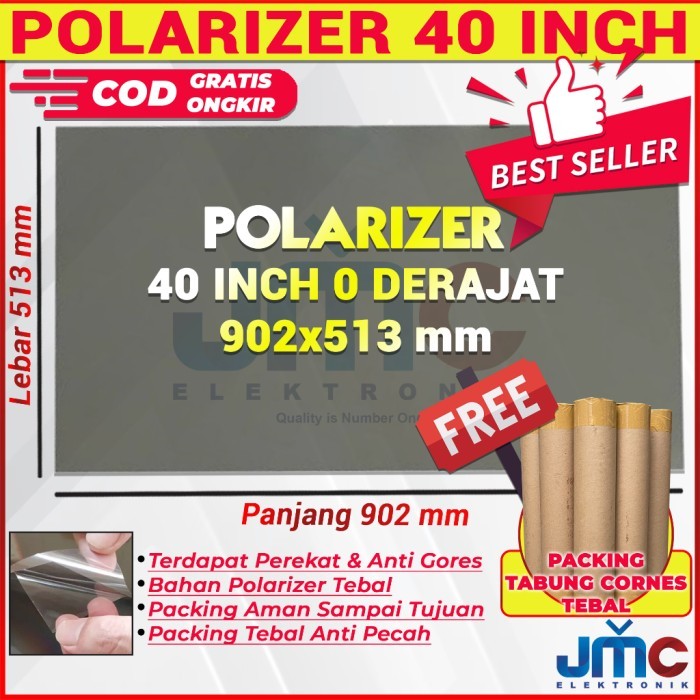 POLARIS POLARIZER LCD TV 40 INCH 0 DERAJAT POLARIZED 40 INC