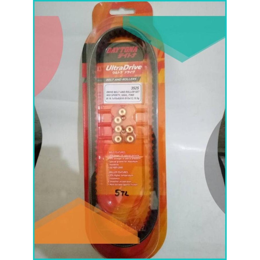 v belt fanbelt dan roller racing daytona mio sporty mio soul 140BZ4 t