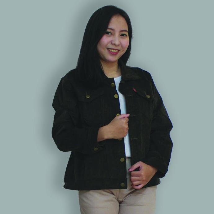 TRUCKER JAKET CORDUROY WANITA