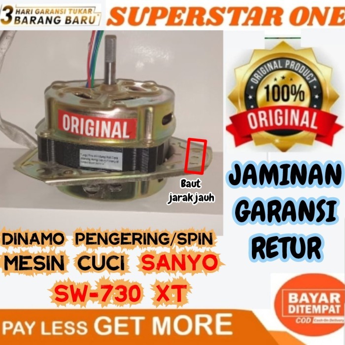 DINAMO PENGERING/SPIN MESIN CUCI SANYO SW-730 XT