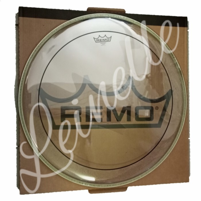 HEAD BASS DRUM REMO 22" PINSTRIPE CLEAR PS-1322-00 ASLI ORI USA