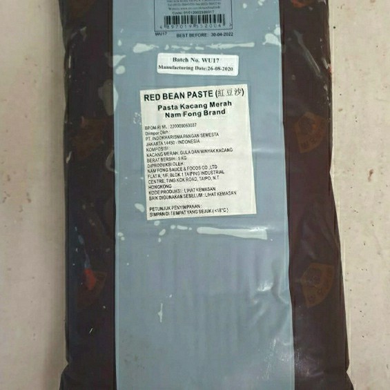 

Isian Mooncake Redbean Nam Fong Repack 1Kg Diskon