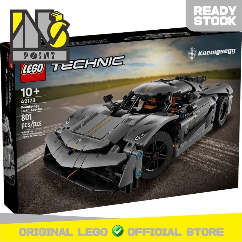 LEGO 42173 - Technic - Koenigsegg Jesko Absolut Gray Hypercar