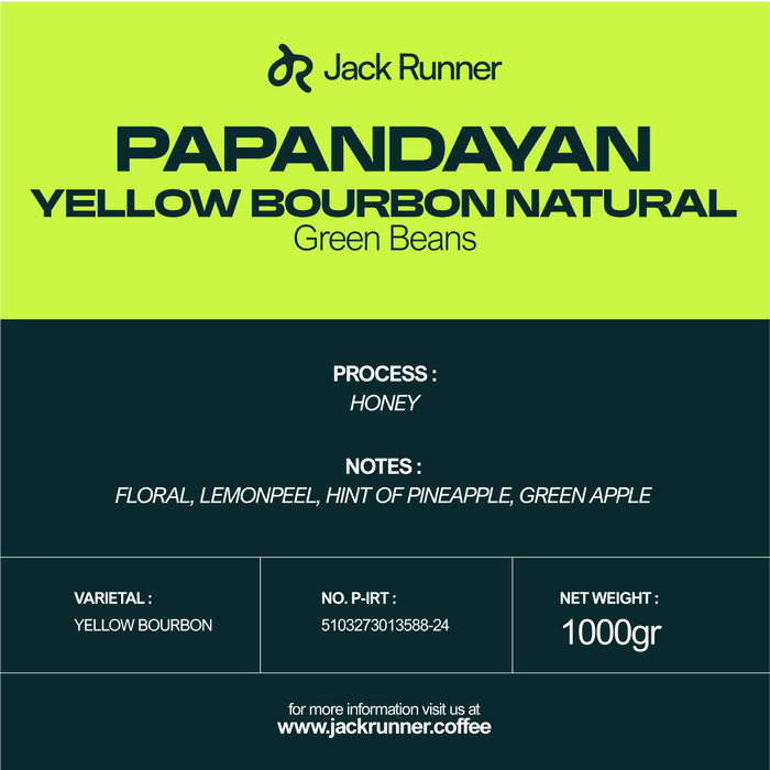 

Green Beans Biji Kopi Arabica Papandayan Natural ( Yellow Bourbon ) Terlaris