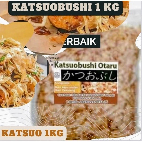 

Katsuobushi 1 Kg (Ikan Cakalang Asap Khas Jepang) Taburan Takoyaki ) Terbaru