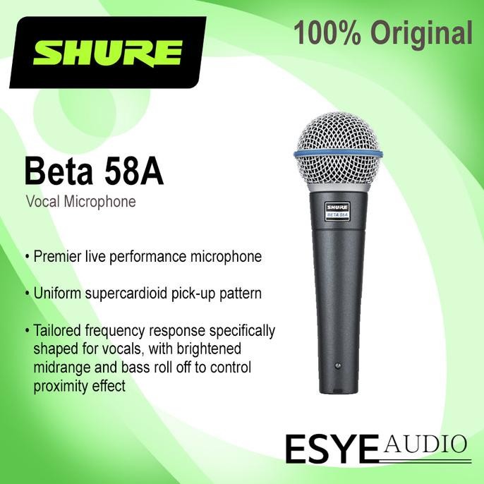 Mic kabel SHURE BETA 58a (100% ORI)