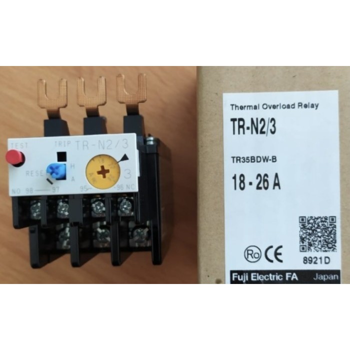 Thermal Overload Fuji Relay Overload Tr-N2/3 Fuji Electric