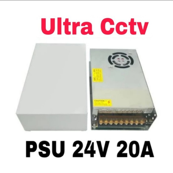 Travo Power Supply 24V 20A Psu 20 Ampere 24Volt High Quality Small 20A