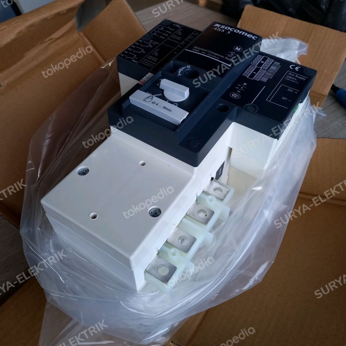 Cos Ohm Motor Motorized Otomatis 4P Atys S Socomec 95034010 100A 100 A