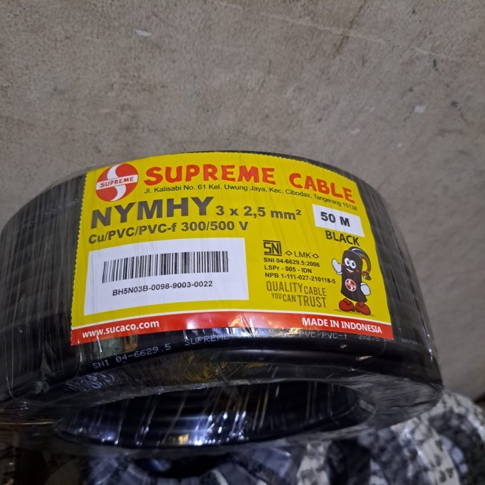 Kabel Nyyhy 3X2.5X50M Supreme