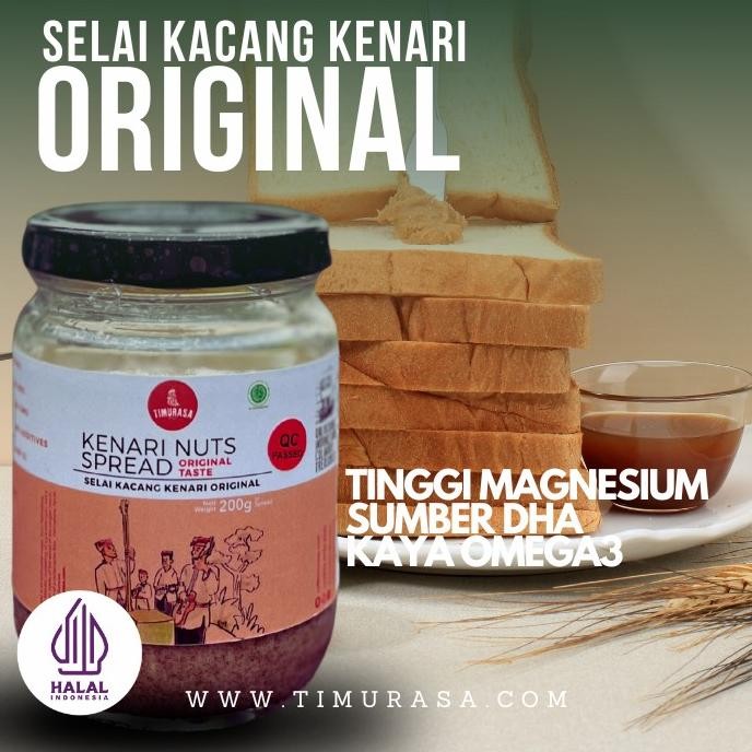

New Selai Kacang Kenari Original (Kenari Nuts Spread Original)