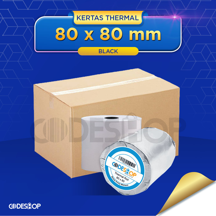 

1 Dus - Kertas Termal Kasir Struk 80X80 - Thermal Paper Roll Terlaris