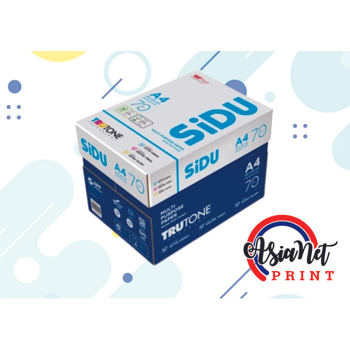

Kertas Hvs Sidu A4 70Gr 1 Box New