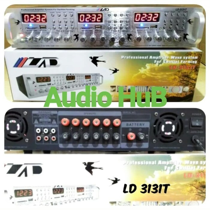 Cuci Gudang Amplifier Walet Lad Ld 3131T Ampli Ld3131T 6 Channel 3131 T