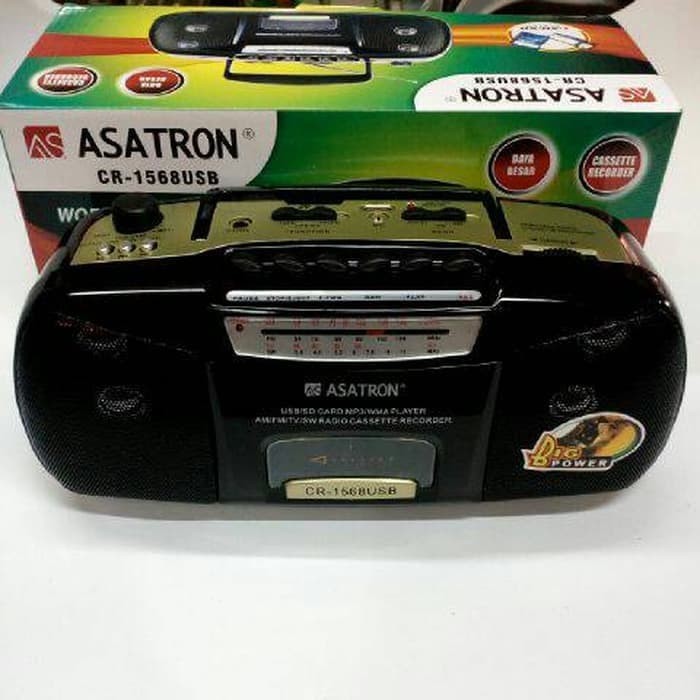 Terlaris Tape Radio Kaset Asatron 1568 Usb