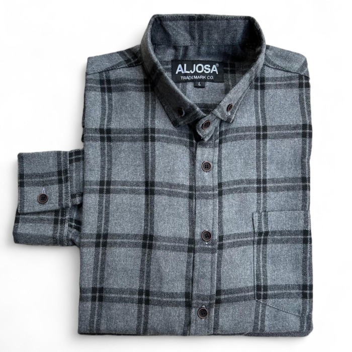 Kemeja Flanel Cowok Lengan Panjang Kotak kotak Levis Baju Flannel