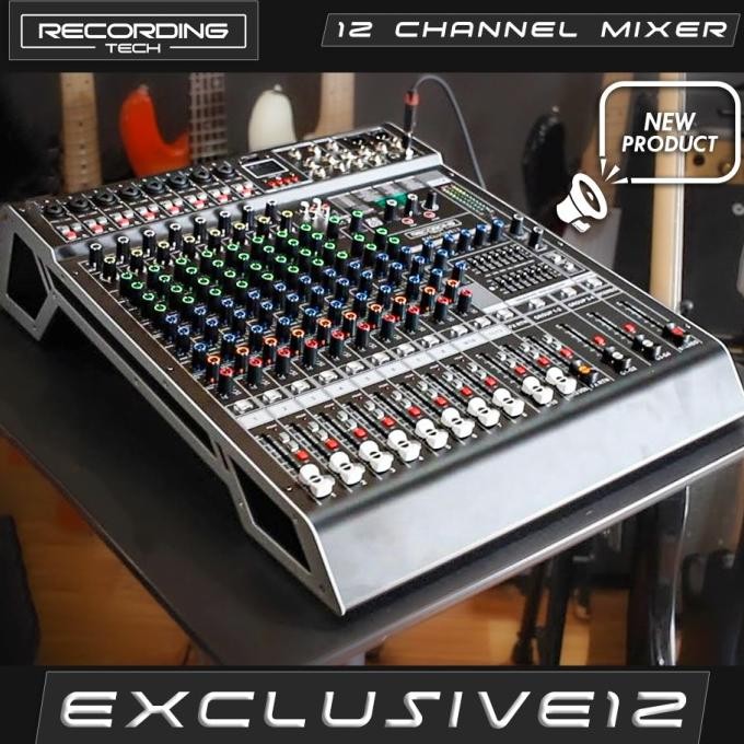 Mixer Audio 12 Channel - Recording Tech RT Exclusive 12 | Exclusive12