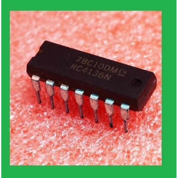 IC RC4136 QUAD OP-AMP GENERAL PURPOSE ORIGINAL TEXAS INSTRUMENT