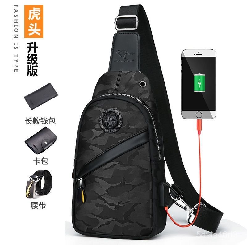 Tas Dada Pria Kain Oxford Tas Selempang