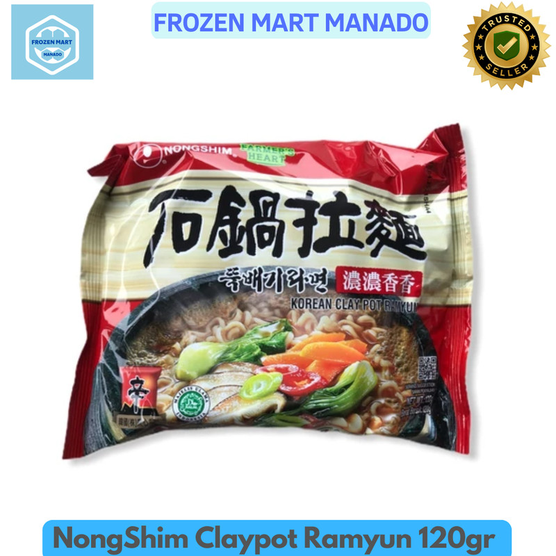 

NongShim Claypot Ramyun 120gr - Frozen Mart Manado (Frozen Food Manado)
