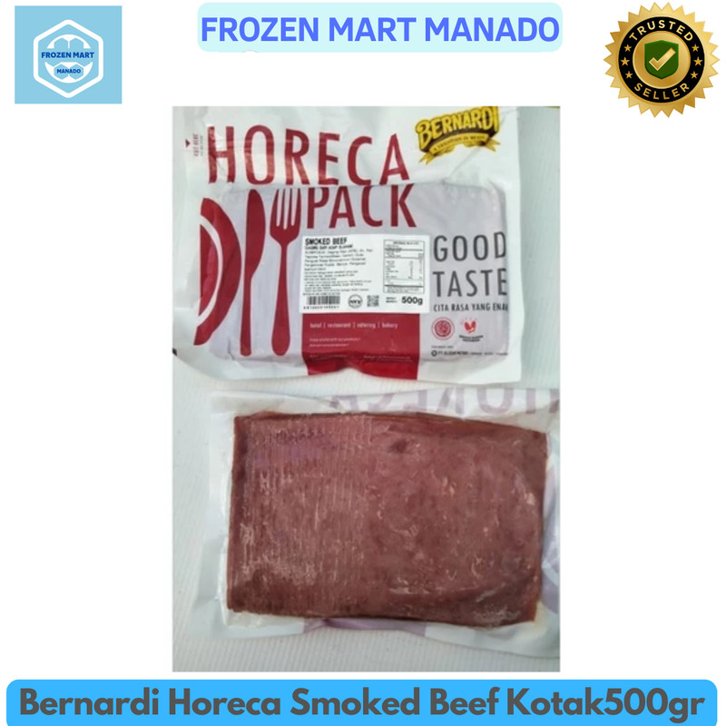 

Bernardi Horeca Smoked Beef Kotak 500gr - Frozen Mart Manado (Frozen Food Manado)