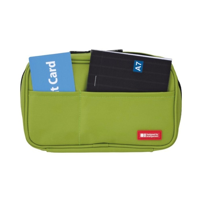 

Lihit Lab A-7551 Book Style Pen Case Single Zipper/ Tempat Pensil New